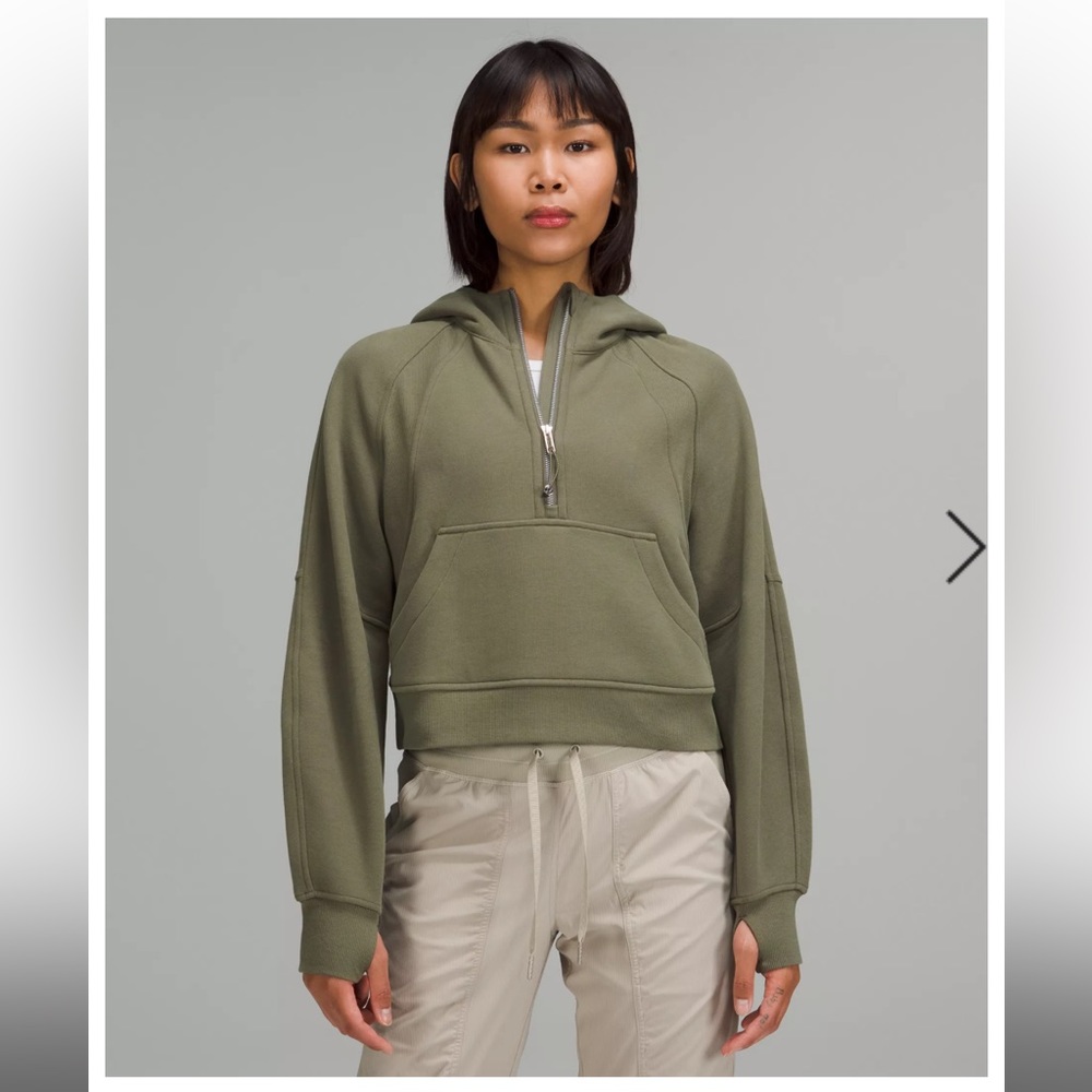 Lululemon half zip scuba hoodie